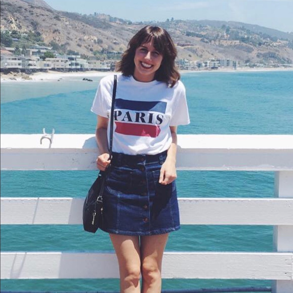 Madewell Denim Mini Skirt